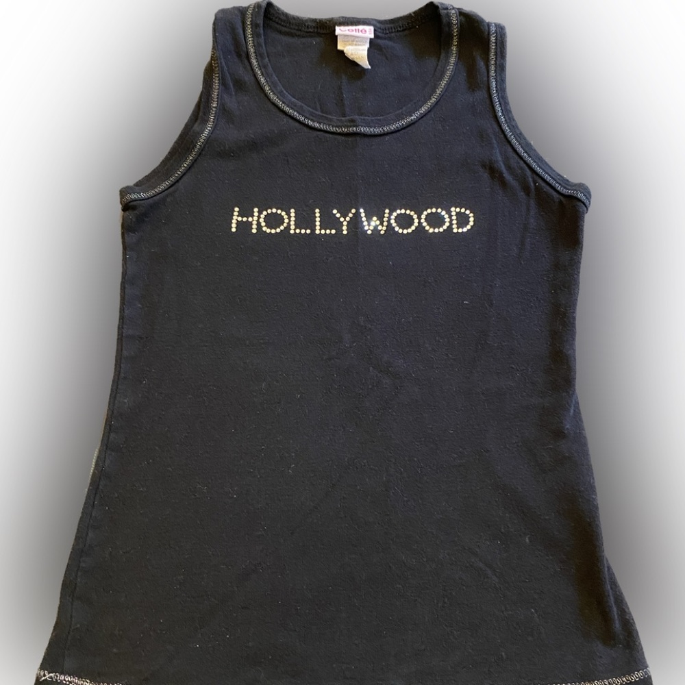Diamond accent tank top size small